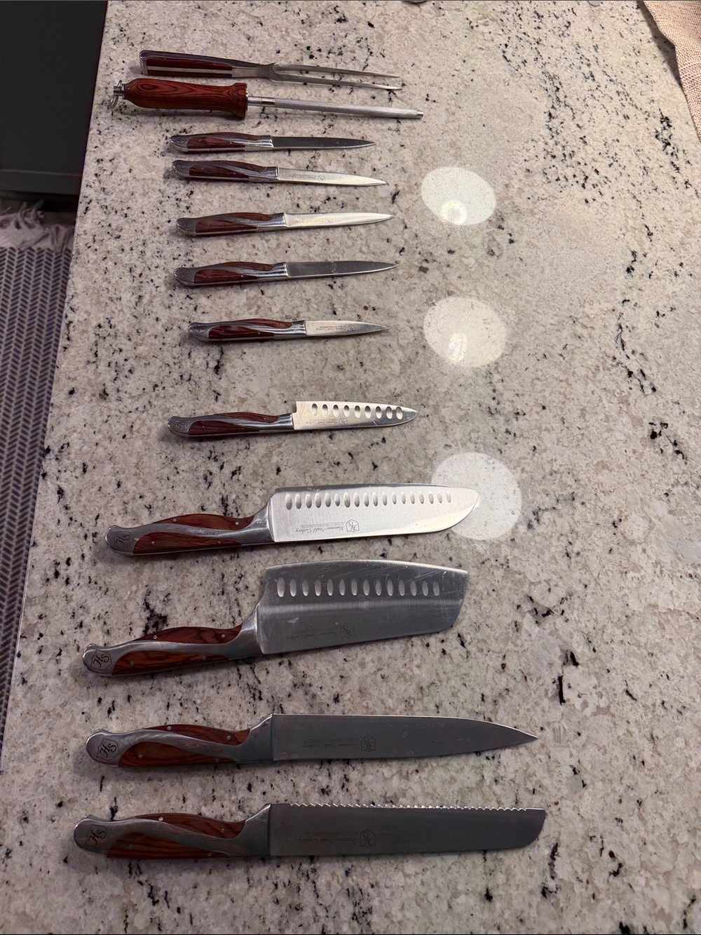Hammer Stahl Cutlery X 50 12-Piece Wood-Handle Knife Set - Picture 3 of 5